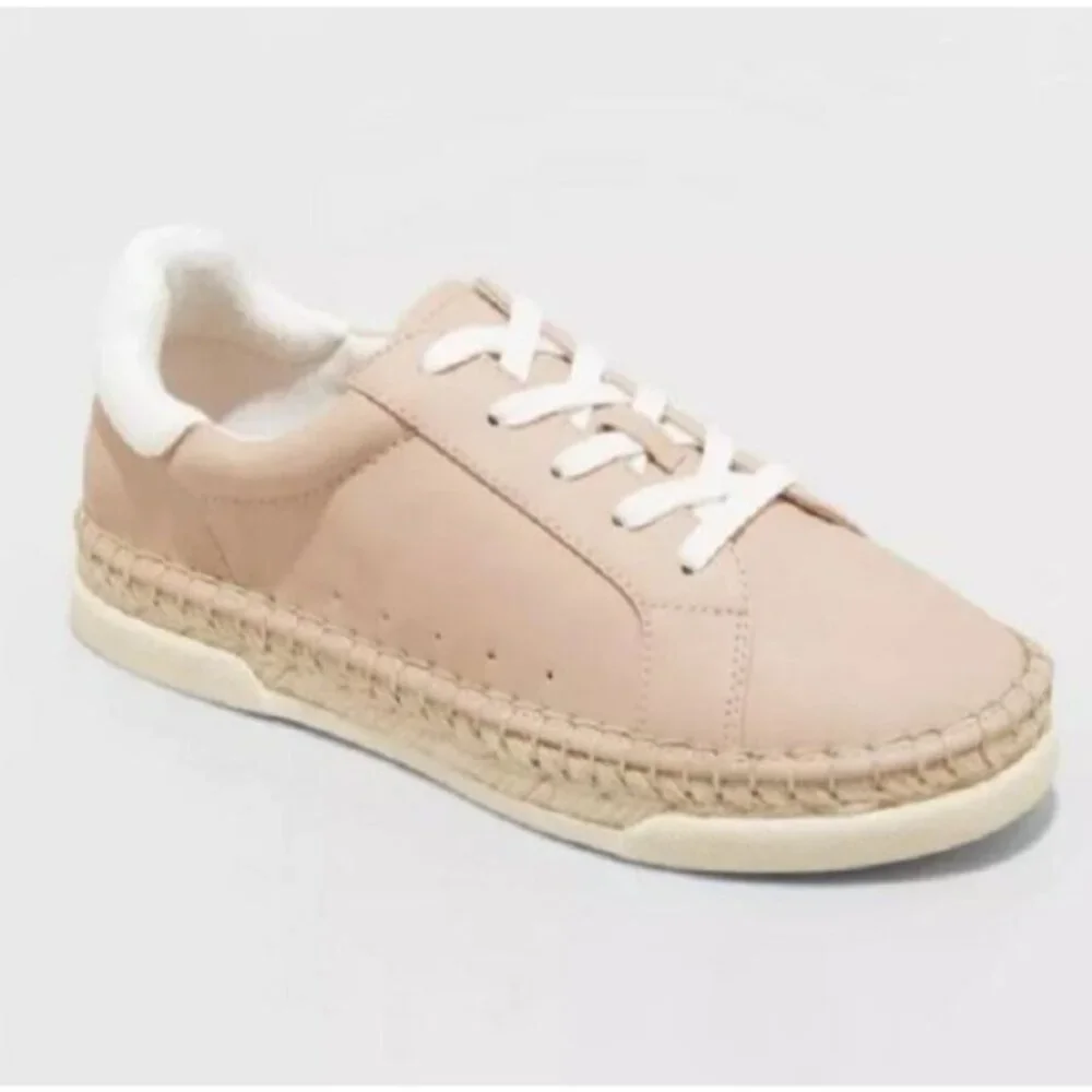 Universal Thread Women's Shaelyn Espadrille Sneakers Tan - Size 9.5